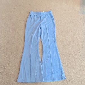 Aerie Groove-On rib velour flare pants